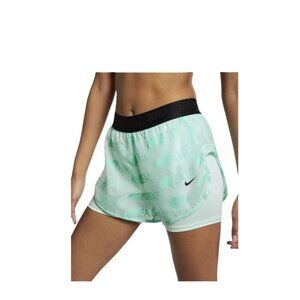 Nike Air Logo Running Shorts Green Size S Sports Athletic Workout Gym Gorpcore